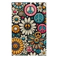thumbnail image 5 of Daisy Flower Peace Symbol Black Out Curtains 84 Inch Length for Bedroom Living Room Windows 2 Panels Set, 5 of 6