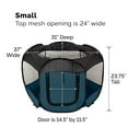 thumbnail image 2 of FurHaven Pet Products Mesh Open-Air Pet Playpen - Sailor Blue, Small, 2 of 10