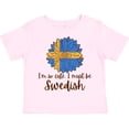 thumbnail image 3 of Inktastic I'm So Cute, I Must Be Swedish Sunflower Boys or Girls Toddler T-Shirt, 3 of 5