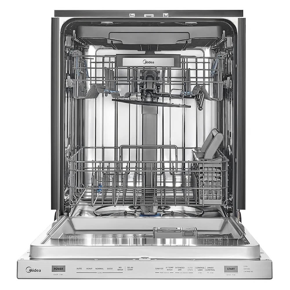 Midea 24" Top Control Dishwasher with 3-Stage Total Drying (mdt24p3cst)