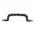 thumbnail image 6 of Renovators Supply Cabinet Handles for Cabinets and Drawers 5.8" Black Twisted Wrought Iron Cabinet Pulls w/Screws, 6 of 9