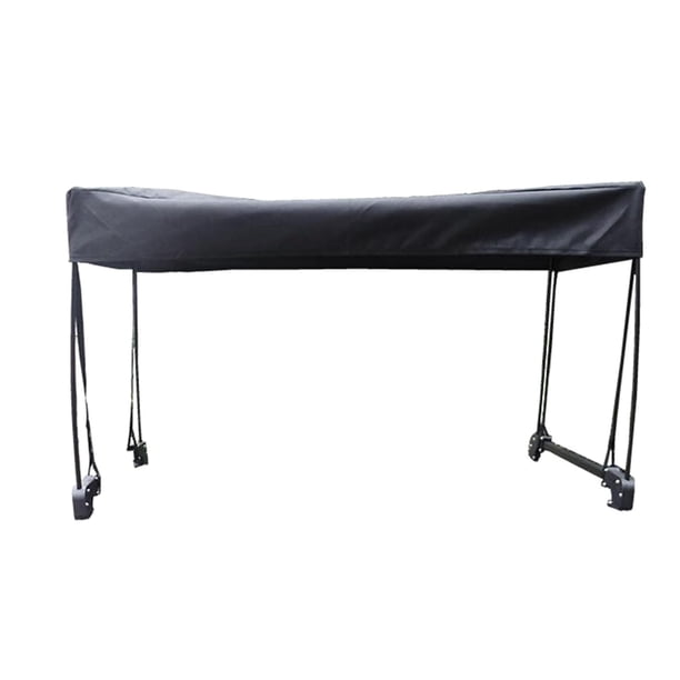 Toldo para carrito de jardín con tubo cuadrado de 1,5 cm para niños, ideal para camping y jardín. 84x48x42cm