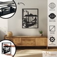 thumbnail image 2 of Violaura Gondola Metal Wall Art - Easy to Install Hanging Perfect for Home, Living Room Decor (36.0" x 28.8"), 2 of 8