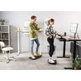 FEZIBO Standing Desk Anti Fatigue Mat Wooden Wobble Balance Board
