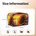 thumbnail image 5 of Picia Sunset Coast Sunflower Print 2 Slice Toaster Cover , Toaster Protector Dustproof Kitchen Appliance Cover, Kitchen Appliance Dustproof Protector, 5 of 7