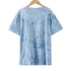 thumbnail image 4 of Blusa suelta de manga corta con cuello redondo y estampado a la moda para mujer Fridja  ghk1368, 4 of 8