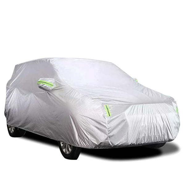 Funda Completa Para SUV Grande (XL) - Tamaño 510x200x180 Cm, Plata, Transpirable Y Resistente A Los Rayos UV