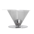thumbnail image 1 of Taza de filtro de café, cono de goteo de acero inoxidable para café, accesorios para café, valor inmejorable, 1 of 12
