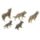 thumbnail image 4 of Conjunto de Modelos de Lobo, Plástico Activo Poses de Lobo Juguetes de Figuras de Lobo Vidas en Vidas, 4 of 7