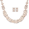 thumbnail image 5 of SmartBy 2 Pcs/Set Wedding Jewelry Set Imitation Pearl Multi Color Royal Luxurious Smooth Surface Women Necklace Earrings Set Female Accessory, 5 of 7