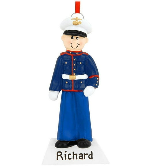 Marine Personalized Christmas Ornament DO-IT-YOURSELF