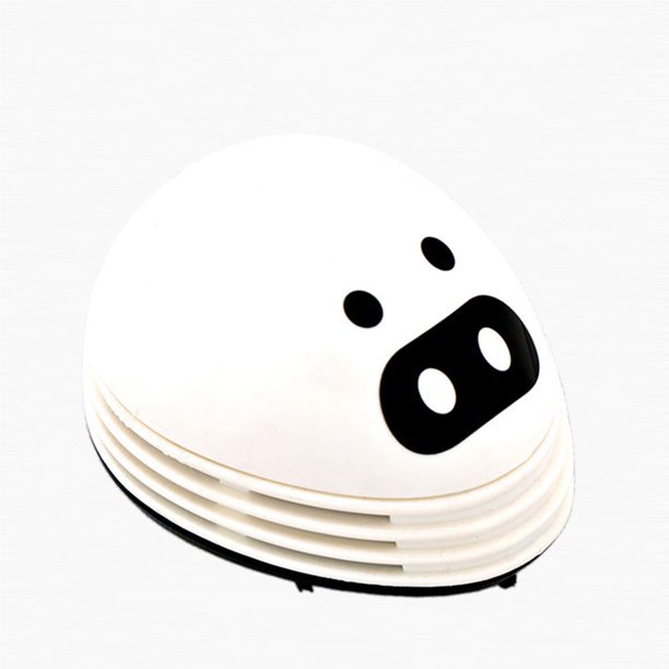 Cateissary Aspiradora de pequeña, teclado cerdito, limpiador de mesa, removedor de polvo de cerdo Electrodomésticos Blanco Cateissary HA024661-01
