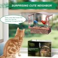 thumbnail image 7 of Lilyang Window Bird Feeder, Metal Bird Feeder Window with Wide View, Window Bird Feeders with Strong Suction Cups, Wild Bird Feeders for Bird Watching Presents, 7 of 7