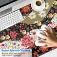 thumbnail image 2 of Long Mouse Pads for Desk,Pioneer Flower Floral Print Pattern Desk Mats on Top Of Desks, Desk Mouse Pad Extra Large with 3mm Non-Slip Base and Stitched Edge for Gaming,Office,Work,Home 47.3"x23.6", 2 of 6