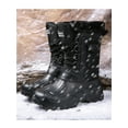 thumbnail image 5 of OwnShoe Men's Snow Boot Waterproof Warm Faux Fur Lined Rain Booties Outdoor Shoes, 5 of 8