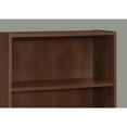thumbnail image 4 of Bookshelf Bookcase 4 Tier 36"H Office Bedroom Laminate Brown, 4 of 5