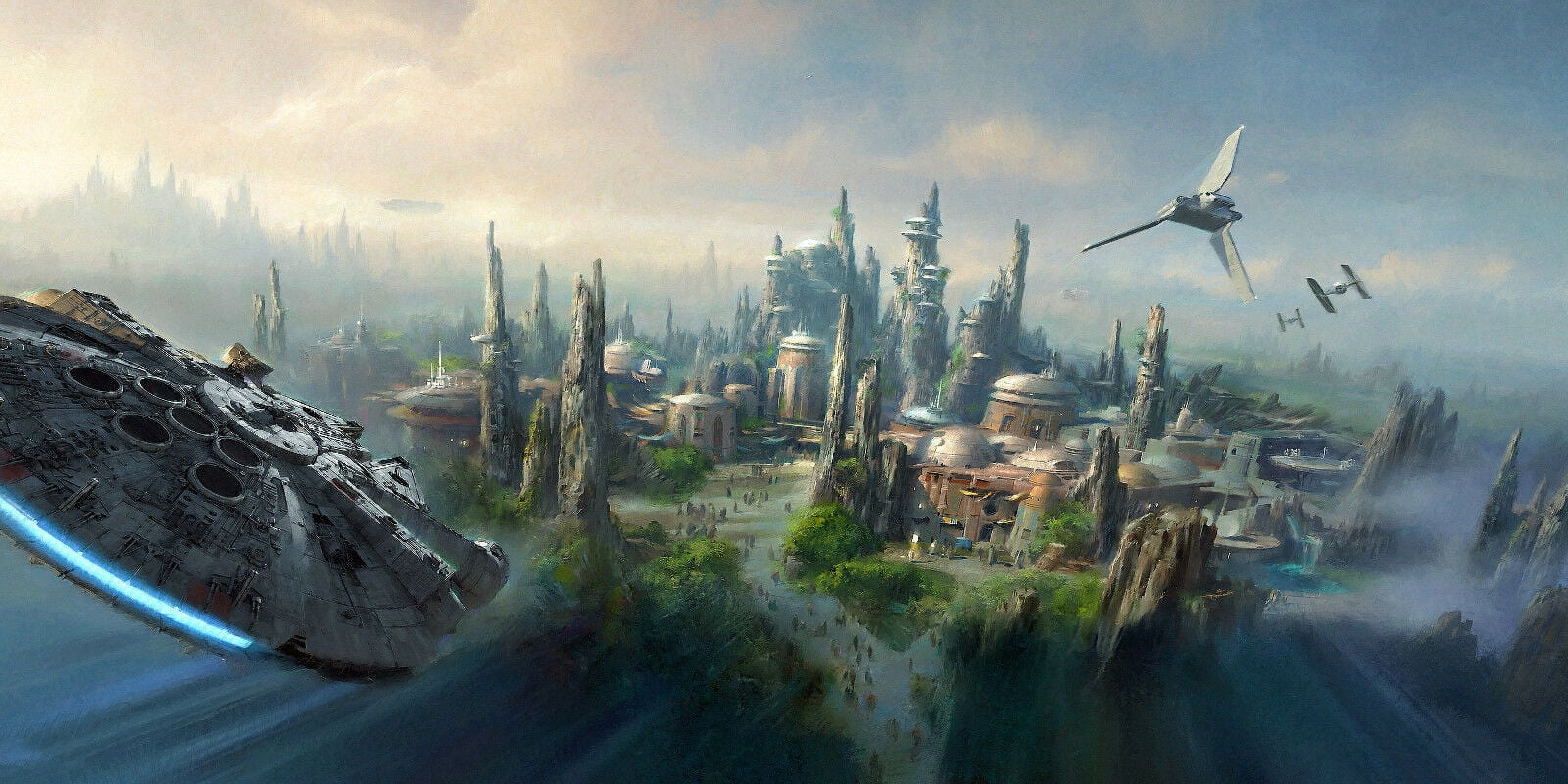 Star Wars Planet - CANVAS OR PRINT WALL ART - Walmart.com