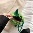 thumbnail image 2 of Bolsa De Hombro Monedero femenino con cordón, bolso tejido con forma de naranja, bolso diario para niñas y mujeres DQrwqpou Para Estrenar, 2 of 8