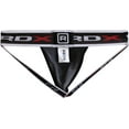thumbnail image 2 of RDX MMA Abdo Guard Groin Cup Jock Strap Boxing Adult Abdominal Protector Black, 2 of 7