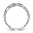 thumbnail image 2 of 14K White Gold Ring Band Wedding Diamond Round, 2 of 7