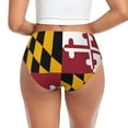 thumbnail image 2 of Women Bikini Underwear Maryland-Flag Ladies Panties Hipster Briefs Undies X-Small, 2 of 6