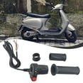 thumbnail image 3 of Mosiee Throttle E-Bike Throttle Electric Bike Throttle With Power Display Red Switch Wire 36V 48V High Quality Negative, 3 of 9