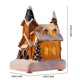 thumbnail image 3 of Cabaña navideña luminosa con luces LED, cuento de Navidad, casas de pueblo, adornos para festivales, ambientes navideños, accesorios de decoración, 3 of 5