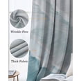 thumbnail image 3 of Beach Coastal Blackout Curtains for Bedroom Living Room Darkening Curtains 90 Inch Blue Nautical Summer Ocean Seaside Black Out Window Curtain Privacy Window Treatment Grommet Drapes 52"x90"x2, 3 of 9