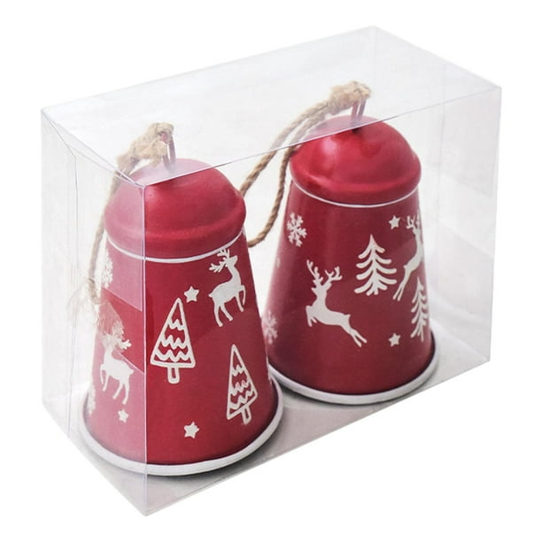 2 colgantes decorativos navideños para colección, accesorios fotográficos. Árbol de alce