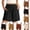 08# Black, variant on Womens Cotton Linen Shorts Casual Summer Solid Gauze Shorts Drawstring Waist Hollow Out Lace Patchwork Beach Short Coffee XXL