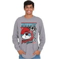 thumbnail image 3 of The Smurfs Cool Kanji Big Poppa Men's Long Sleeve Tee T Shirt Brisco Brands X, 3 of 6