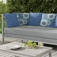 thumbnail image 6 of Sunny Blooms Indoor/Outdoor Pillow with Removable Cover in Blue 18x18, 6 of 6