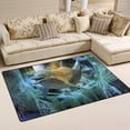 thumbnail image 2 of Coolnut Lightweight Carpet Mats, 31 x 20 inches Area Soft Rugs Floor Mat Doormat Decoration for Rooms Entrance Dolphin On Abstract Background, 2 of 6