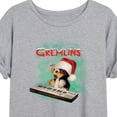 thumbnail image 3 of Gremlins - Holiday Gizmo Plays Keyboard - Women's Oversized T-Shirt, 3 of 5