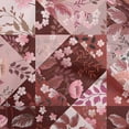 thumbnail image 1 of oneOone Silk Tabby Maroon Fabric Florals Quilting Supplies Print Sewing Fabric By The Yard 42 Inch Wide, 1 of 1