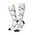 thumbnail image 2 of Daiia Sports Socks Cute Whale Printed Novelty Crew Socks for Men Women Knee High Socks Cotton Socks Soft & Breathable Support Unisex Socks, 2 of 9