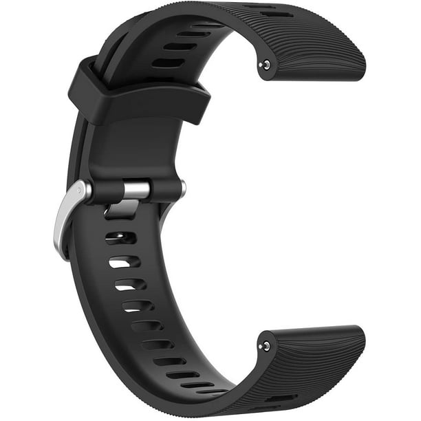 Bracelet de rechange en silicone compatible avec Garmin Forerunner  245/245M, 20 mm de largeur, pour montre intelligente Garmin Forerunner