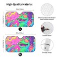 thumbnail image 3 of Fuzoiu Psychedelic Cartoon Frog Print Car Windshield Sun Shade,Block Uv Rays Sunshade,Foldable Front Window Sun Visor Protector for Car,SUV,Truck-Keep Vehicle Cool-Psychedelic Cartoon Frog, 3 of 8