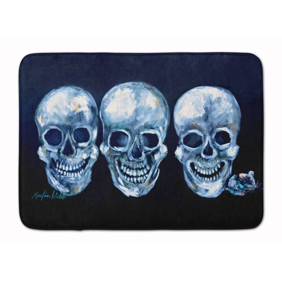 Carolines Treasures MW1106RUG Ekk A Meece Machine Washable Memory Foam Mat 19 X 27" multicolor