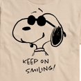 thumbnail image 2 of Peanuts - Cool Joe Keep On Smiling - Men's Short Sleeve Graphic T-Shirt, 2 of 6