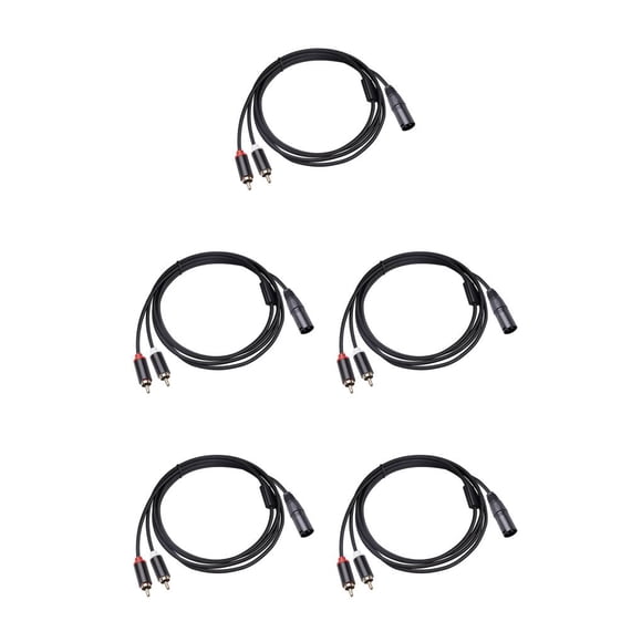 Methold Cable adaptador XLR a , mezclador de altavoz, amplificador de potencia, convertidor de Audio, conector de conversión de Cable, equipo Type5 NO5