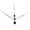 B, variant on Elegant Multi-Layered Rhinestone Black Water Drop Pendant Head Chain for Women - Stylish Crystal Hair Accessory