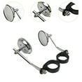thumbnail image 6 of Dickly Motorcycle Rear View Mirror Sturdy Adjustable 38-41mm Fork Mount Side Mirror Argent, 6 of 9