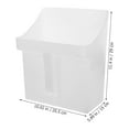 thumbnail image 2 of White Plastic Cleaning Tool with Bag Attachment for Storage Use and Garbage Collection, 2 of 8