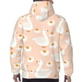 thumbnail image 7 of Daiia Geese and Flower for Men's Fashion Hoodies & Sweatshirts with Kangaroo Pocket Hooded Sweatshirt Breathable & Moisture Wicking-4X-Large, 7 of 7