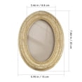 thumbnail image 2 of LITINKIMI Floating Picture Frame Oval Frame Golden Resin For Bedroom Decor 1Pcs, 2 of 6