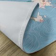 thumbnail image 5 of Ambesonne Hippie Place Mats Set of 4, World Continents, Standard Size, Pale Blue White, 5 of 6