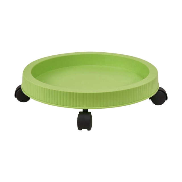 Carrito rodante para plantas con ruedas Platillo de planta Verde Sunnimix