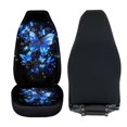thumbnail image 4 of ZIATUBLE Butterfly Floral Car Seat Covers High Back 2 Packs Washable Vehicle Bucket Seat Protetors Fit for Cars SUV Truck Sedan Easy to Install Seat Covers for Car Auto Interior Accessories, 4 of 7