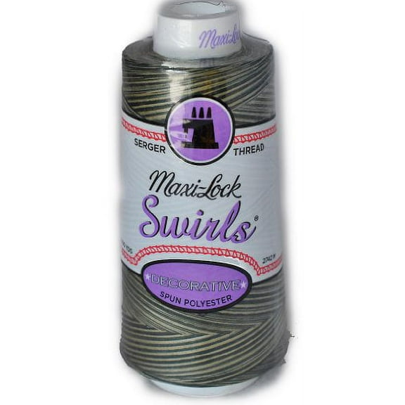 Maxi Lock Swirls Foresty Mint Serger Thread 53-M66